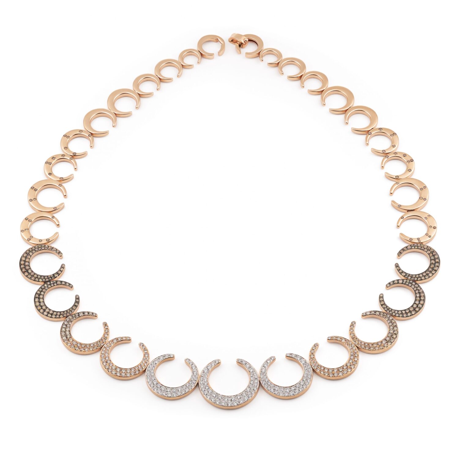 Alcoro Mezzaluna  Collier NC8357BWR